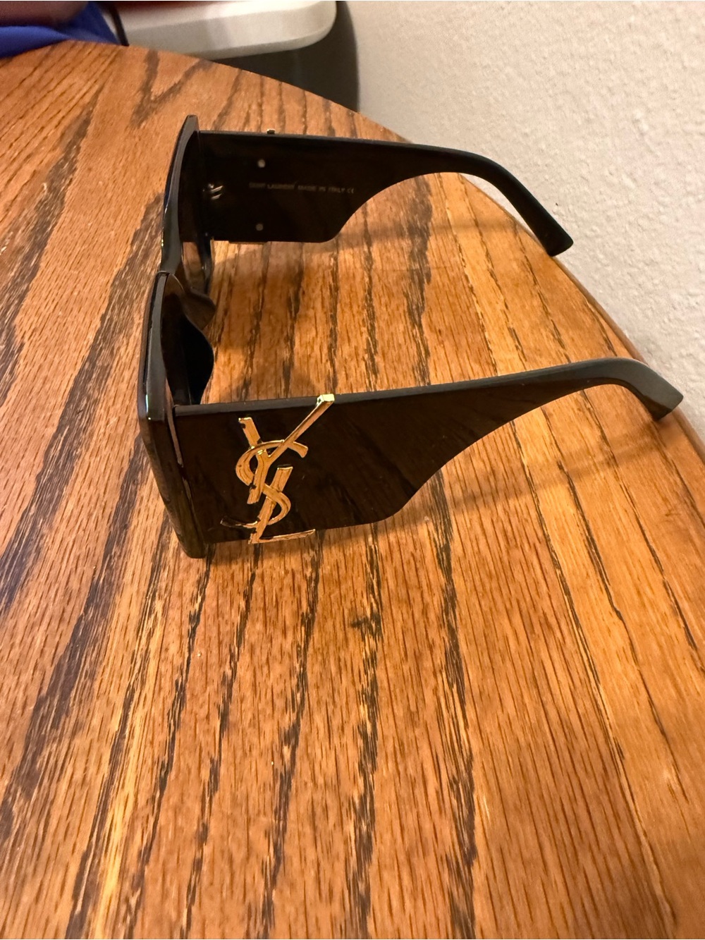 YSL black cat eye sunglasses large women’s - Picture 3 of 6